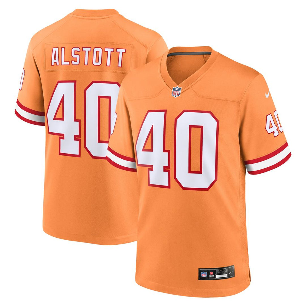 Mike Alstott Tampa Bay Buccaneers Nike Throwback Game Jersey - Orange Official NFL Team Apparel Football Fan Gear