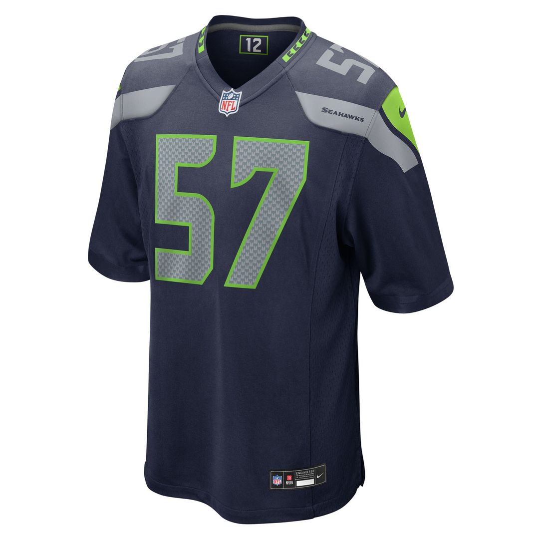 Connor O'Toole Seattle Seahawks Nike Team Game Jersey - College Navy Official NFL Team Apparel Football Fan Gear