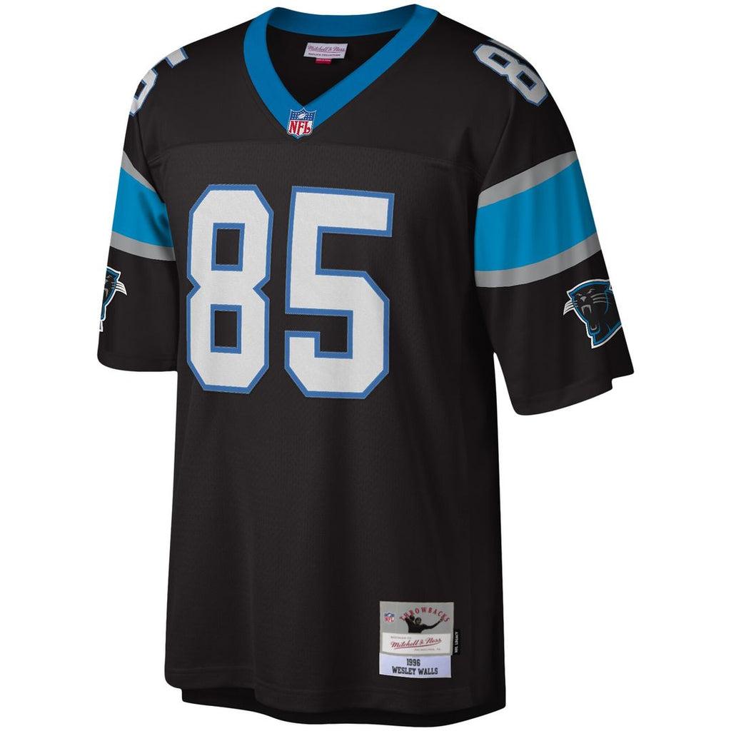 Wesley Walls Carolina Panthers Mitchell & Ness Legacy Replica Jersey - Black Official NFL Team Apparel Football Fan Gear