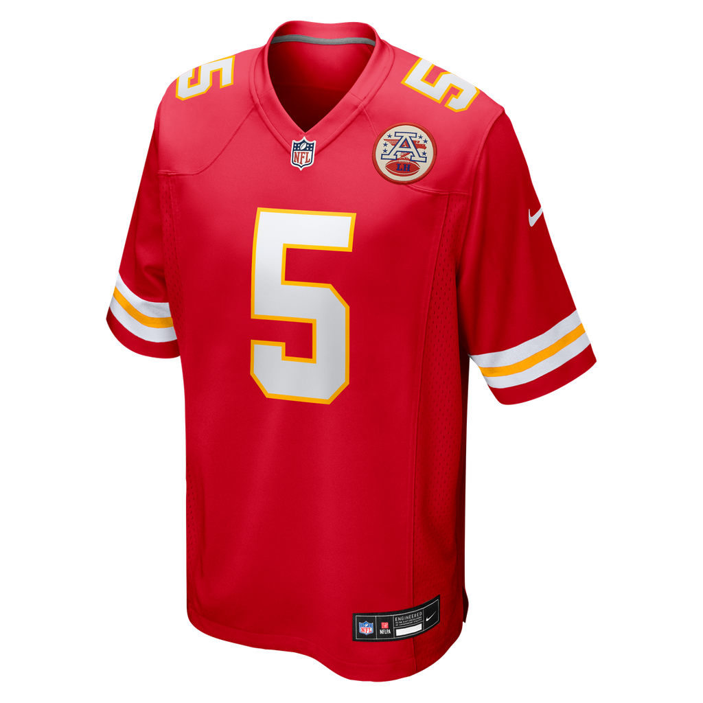 Kansas City Chiefs Nike 2026 NFL Draft First Round Pick No. 6 Team Game Jersey - Red Official NFL Team Apparel Football Fan Gear