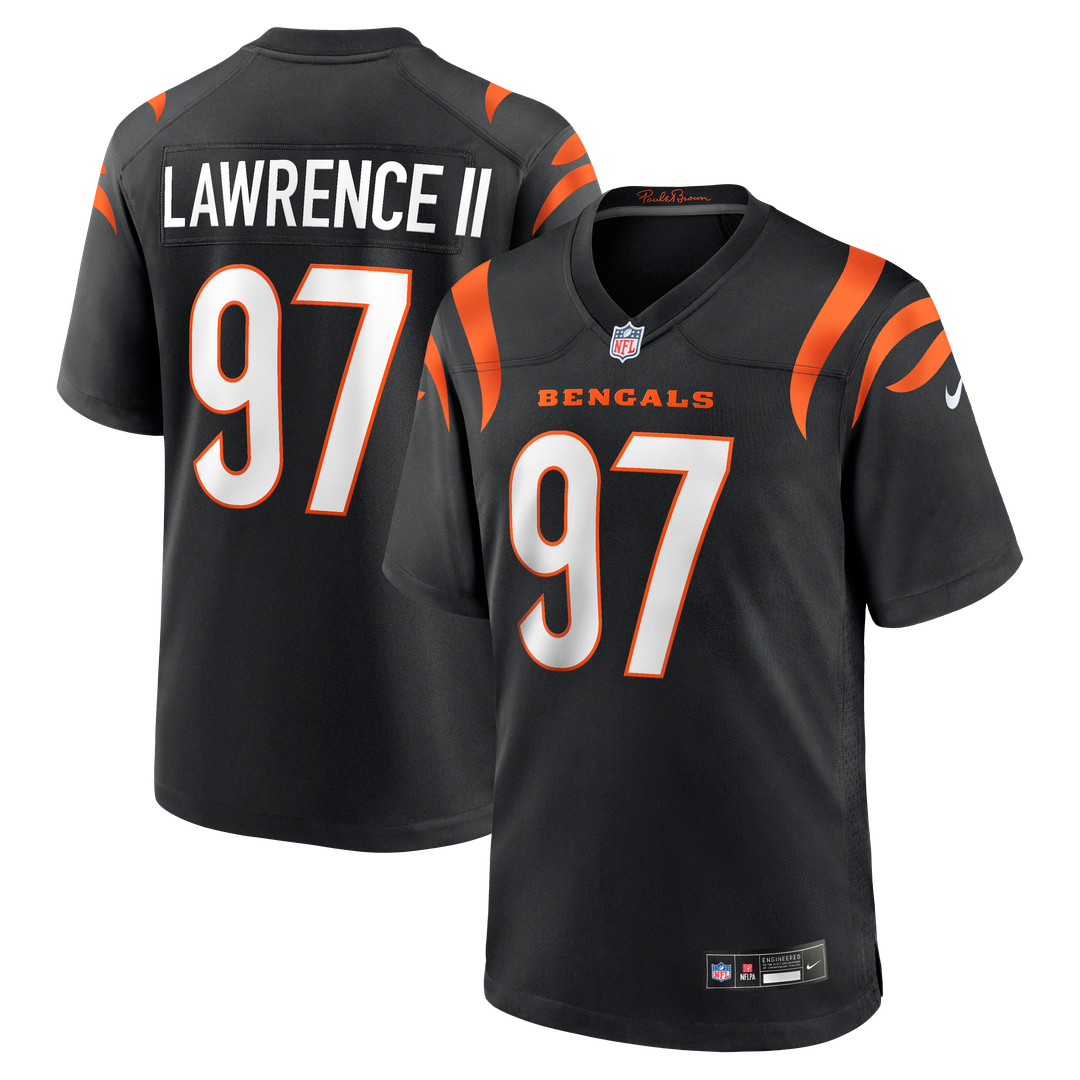 Dexter Lawrence II Cincinnati Bengals Nike Game Jersey - Orange Official NFL Team Apparel Football Fan Gear