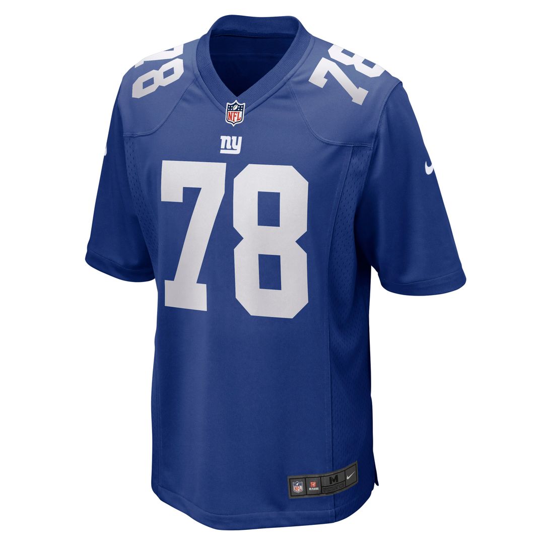 Andrew Thomas New York Giants Nike Player Game Jersey - Royal Official NFL Team Apparel Football Fan Gear