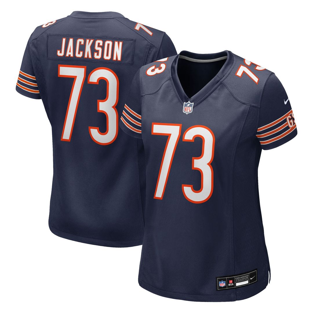 Jonah Jackson Chicago Bears Nike Women's Team Game Jersey - Navy Official NFL Team Apparel Football Fan Gear