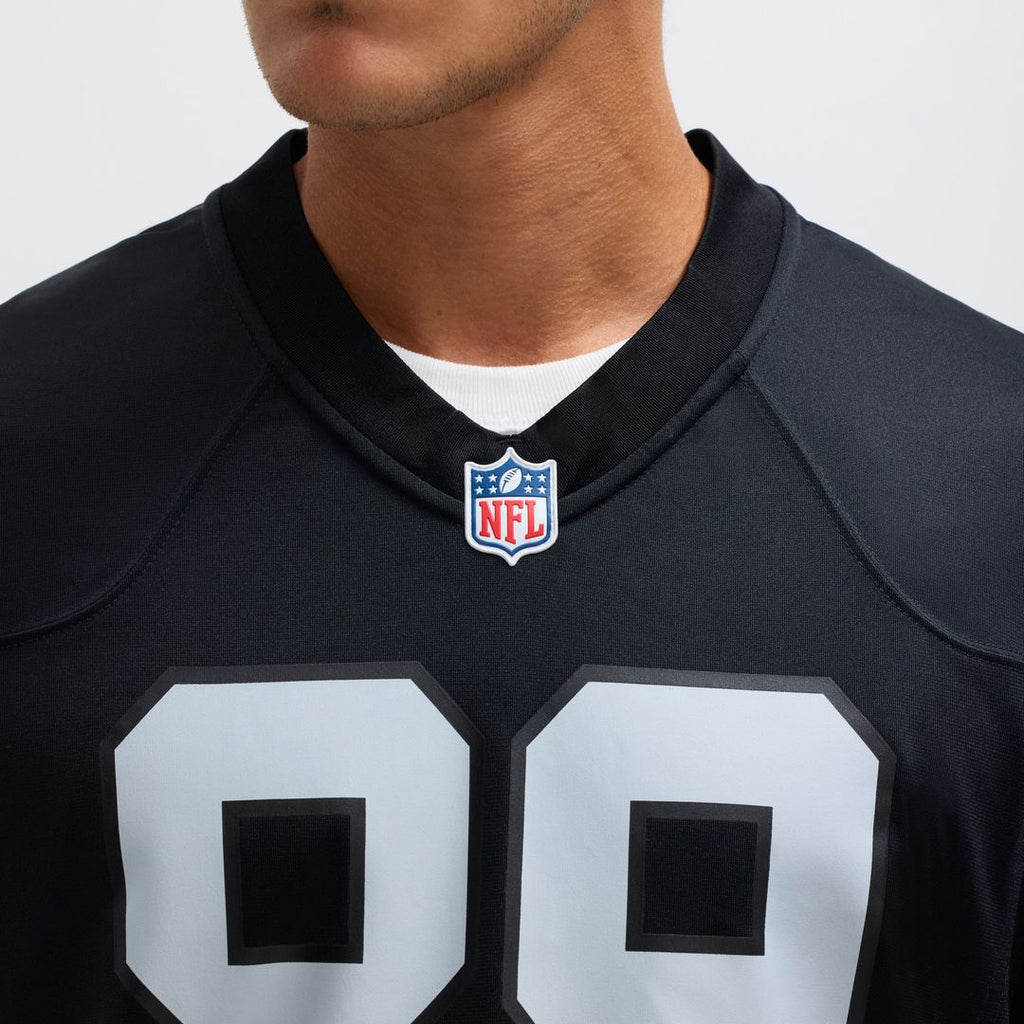 Brock Bowers Las Vegas Raiders Nike Player Game Jersey - Black Official NFL Team Apparel Football Fan Gear