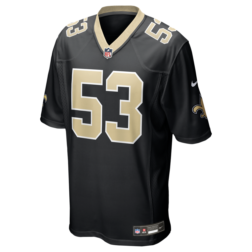 Jaylan Ford New Orleans Saints Nike Game Jersey - Black Official NFL Team Apparel Football Fan Gear