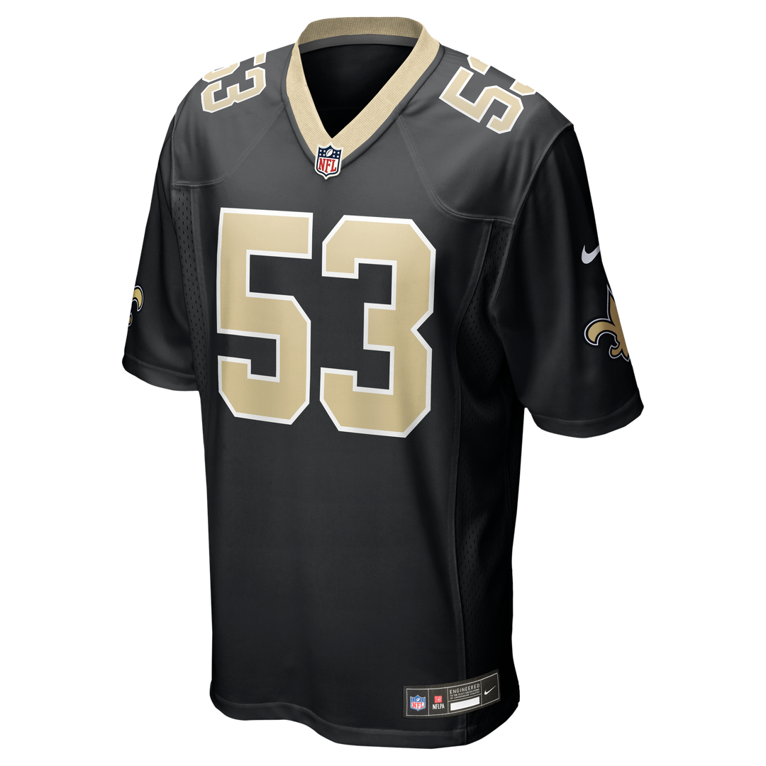 Jaylan Ford New Orleans Saints Nike Game Jersey - Black Official NFL Team Apparel Football Fan Gear