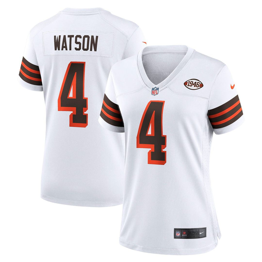 Deshaun Watson Cleveland Browns Nike Women's Player Jersey - White Official NFL Team Apparel Football Fan Gear