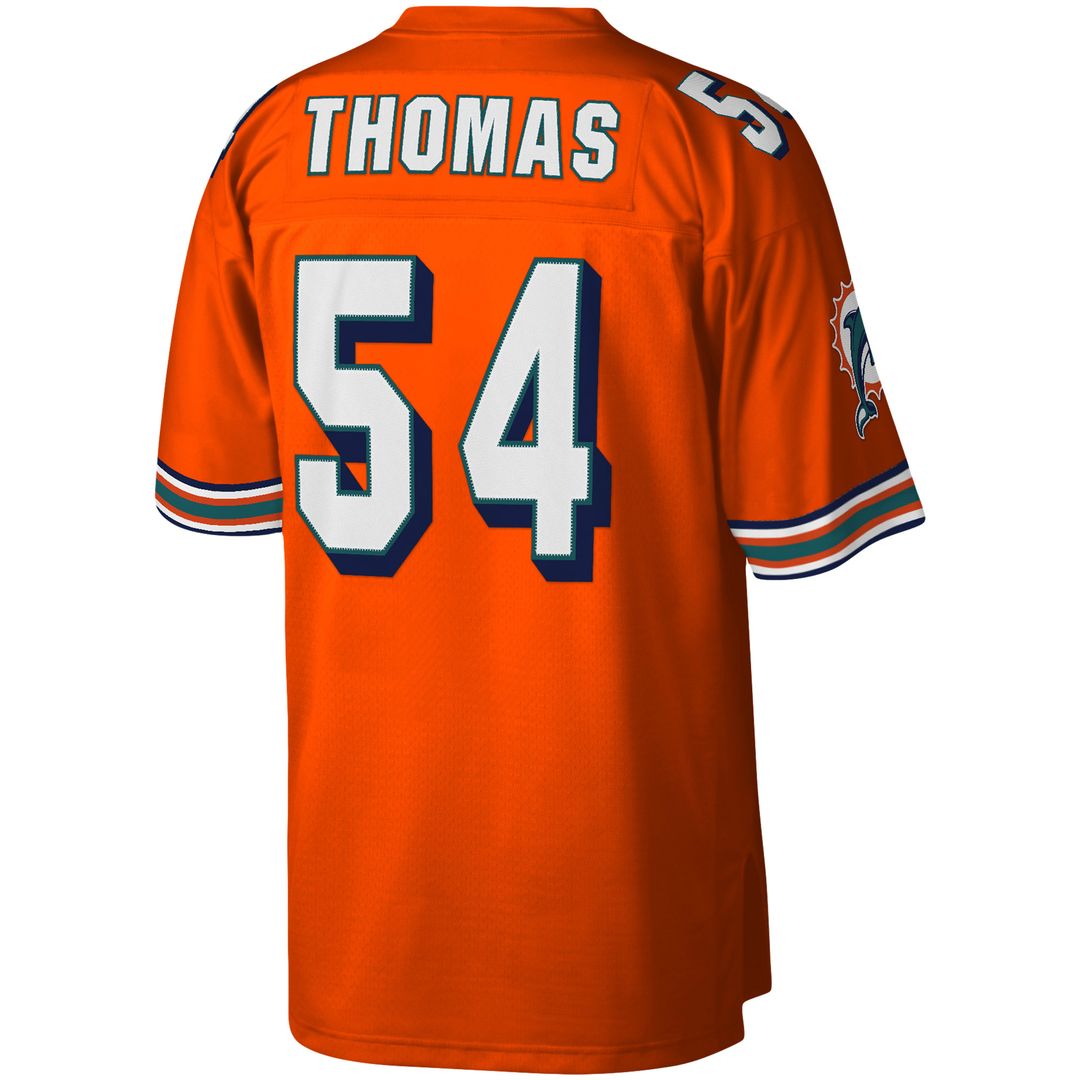 Zach Thomas Miami Dolphins Mitchell & Ness Legacy Replica Jersey - Aqua Official NFL Team Apparel Football Fan Gear