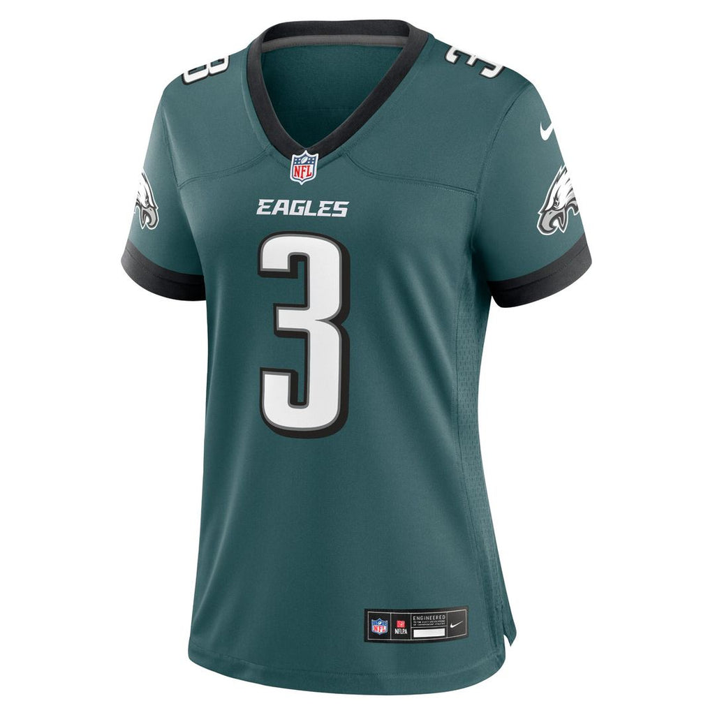 Nolan Smith Philadelphia Eagles Nike Women's Team Game Jersey - Midnight Green Official NFL Team Apparel Football Fan Gear