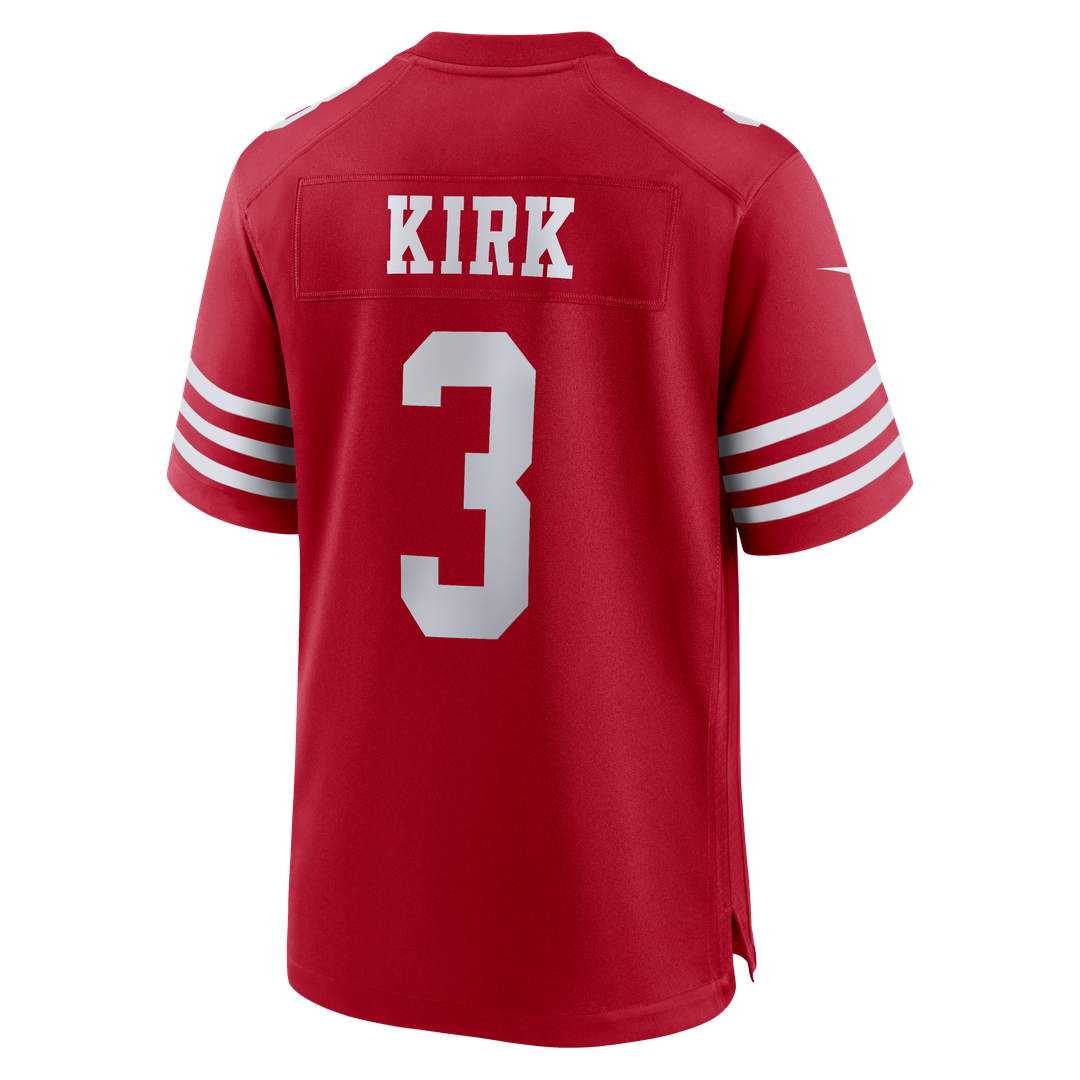 Christian Kirk San Francisco 49ers Nike Team Game Jersey - Scarlet Official NFL Team Apparel Football Fan Gear