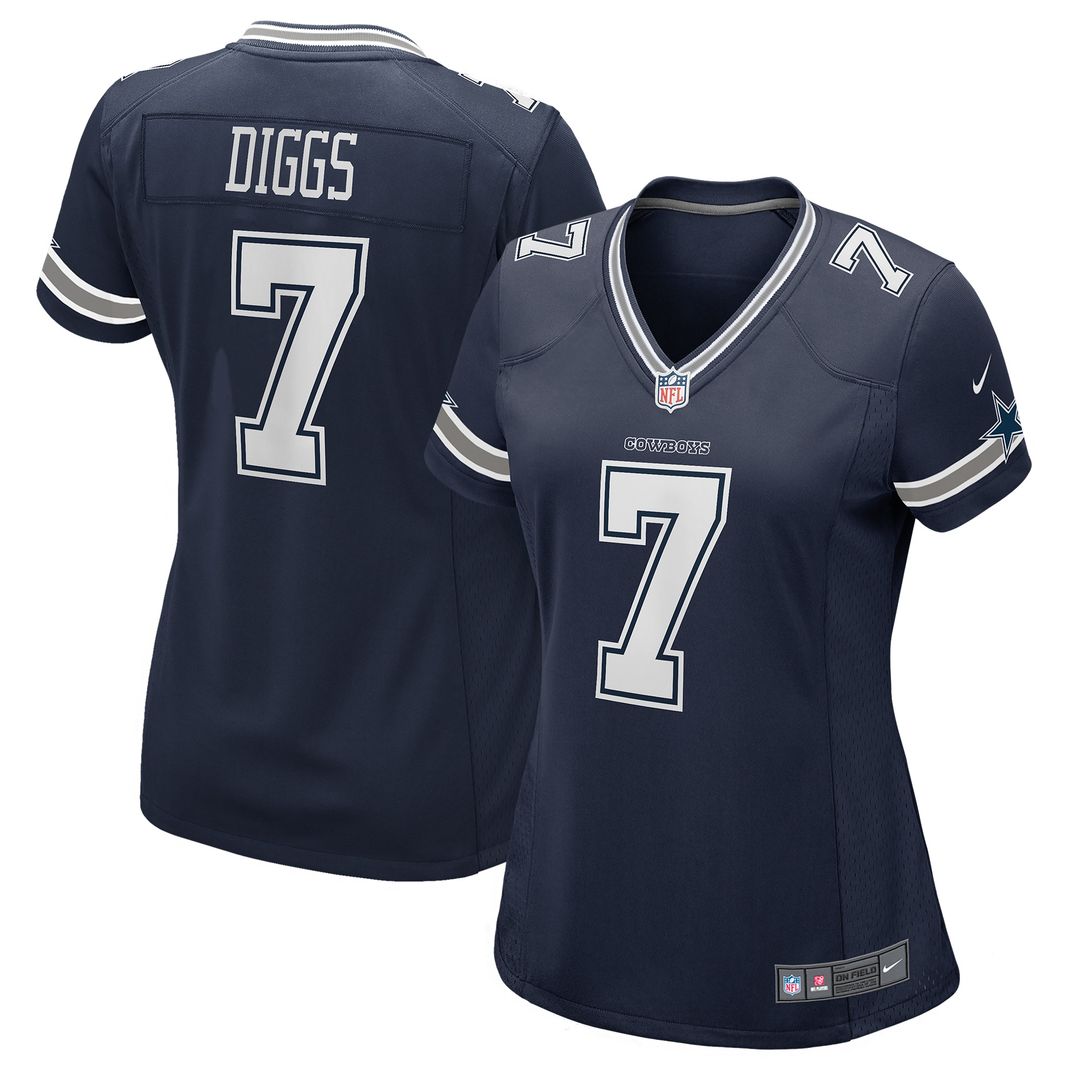 Trevon Diggs Dallas Cowboys Nike Women's Game Jersey - Navy Official NFL Team Apparel Football Fan Gear