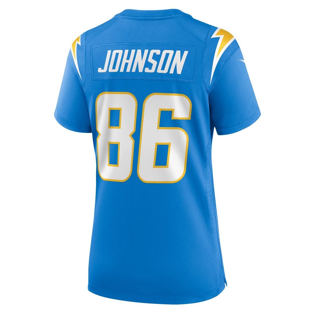 Cornelius Johnson Los Angeles Chargers Nike Women's Game Jersey - Powder Blue Official NFL Team Apparel Football Fan Gear