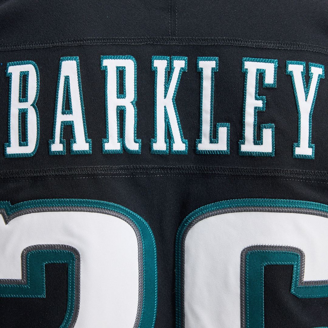 Saquon Barkley Philadelphia Eagles Nike Alternate Vapor F.U.S.E. Elite Jersey - Black Official NFL Team Apparel Football Fan Gear