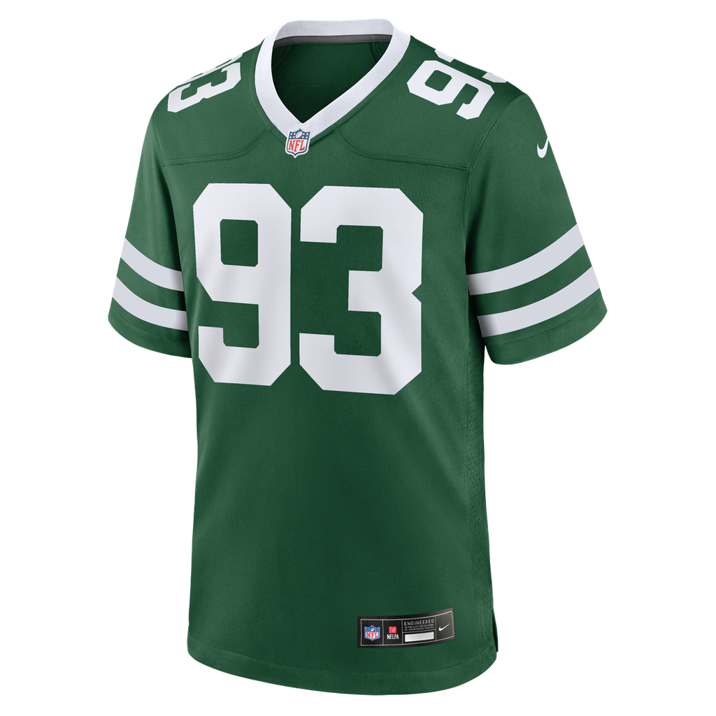 Takk McKinley New York Jets Nike Team Game Jersey - Legacy Green Official NFL Team Apparel Football Fan Gear