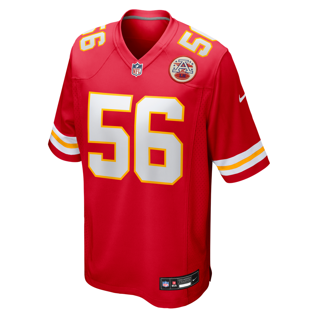 George Karlaftis Kansas City Chiefs Nike Player Game Jersey - Red Official NFL Team Apparel Football Fan Gear
