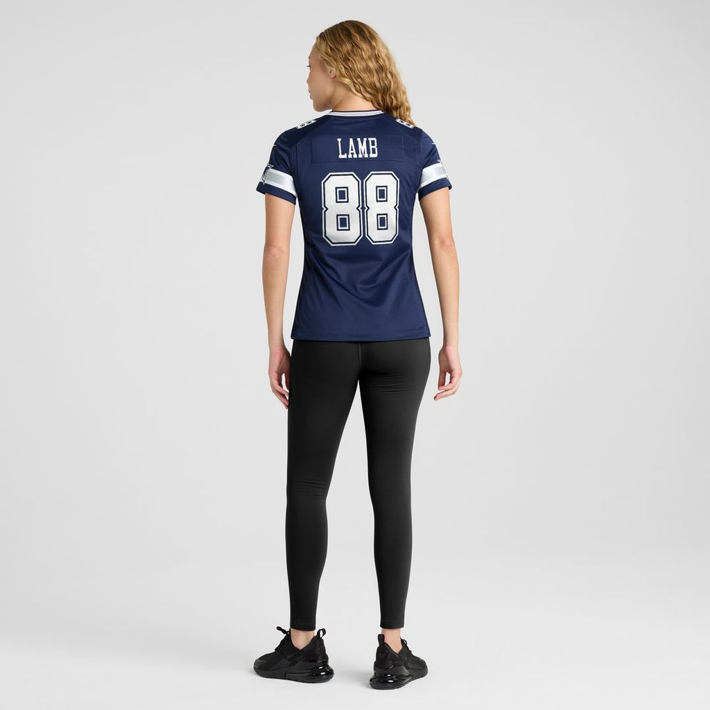 CeeDee Lamb Dallas Cowboys Nike Women's 2nd Alternate Game Jersey - White Official NFL Team Apparel Football Fan Gear