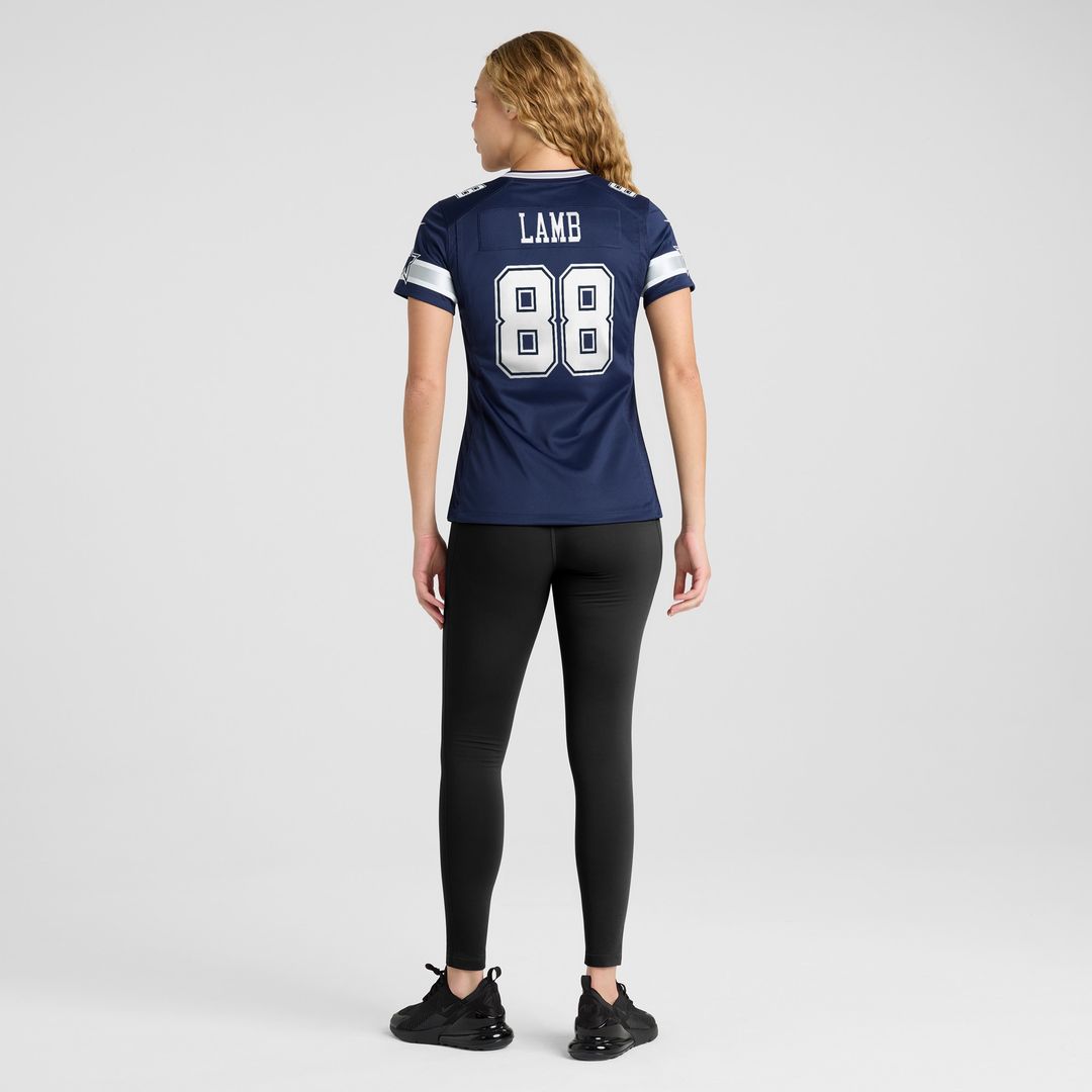 CeeDee Lamb Dallas Cowboys Nike Women's Game Jersey - Navy Official NFL Team Apparel Football Fan Gear