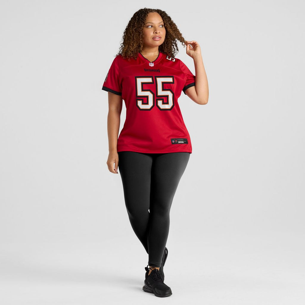Derrick Brooks Tampa Bay Buccaneers Nike Women's Game Retired Player Jersey - Red Official NFL Team Apparel Football Fan Gear