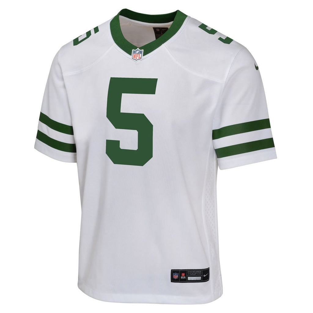 Garrett Wilson New York Jets Nike Youth Game Jersey - Black Official NFL Team Apparel Football Fan Gear