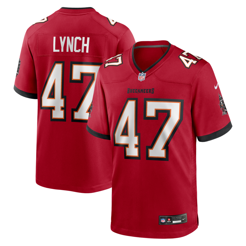 John Lynch Tampa Bay Buccaneers Nike Game Retired Player Jersey - Red Official NFL Team Apparel Football Fan Gear