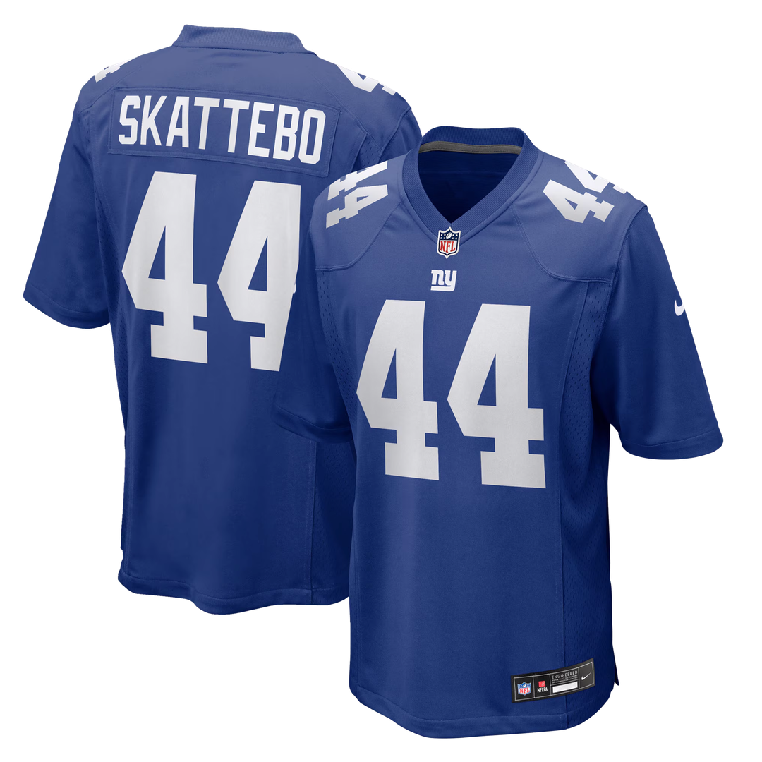 Cam Skattebo New York Giants Nike Game Jersey - White Official NFL Team Apparel Football Fan Gear