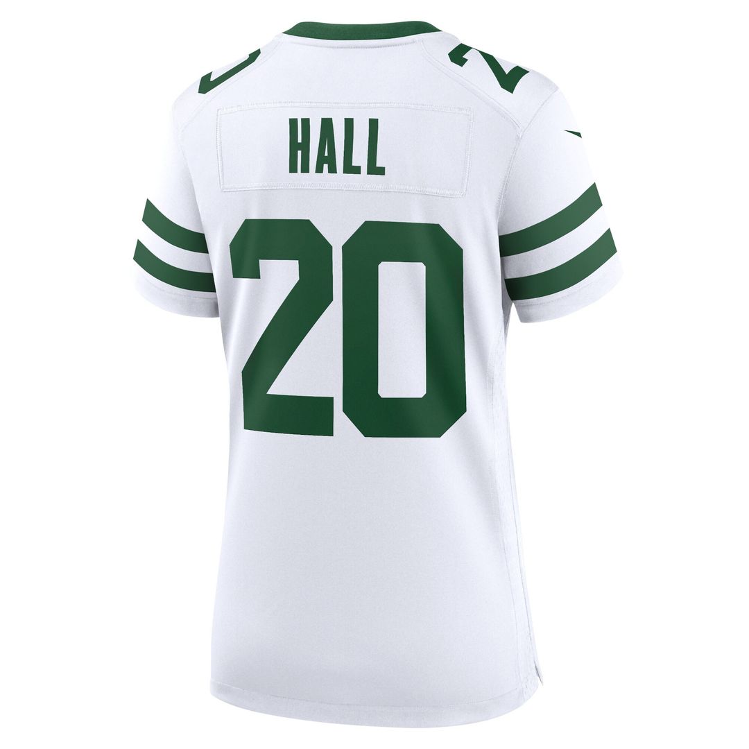 Breece Hall New York Jets Nike Women's Game Jersey - Legacy White Official NFL Team Apparel Football Fan Gear