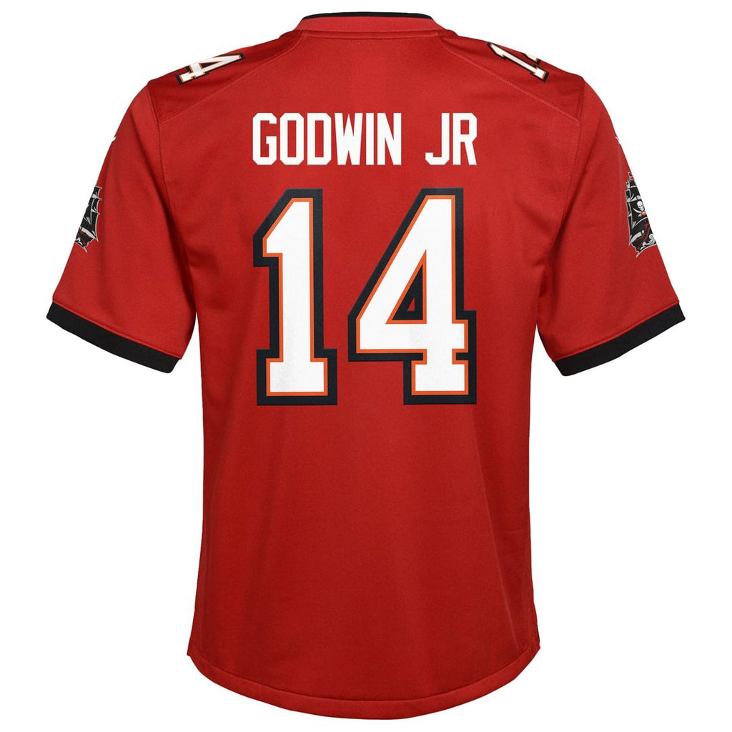 Chris Godwin Jr. Tampa Bay Buccaneers Nike Youth Game Jersey – Red Official NFL Team Apparel Football Fan Gear