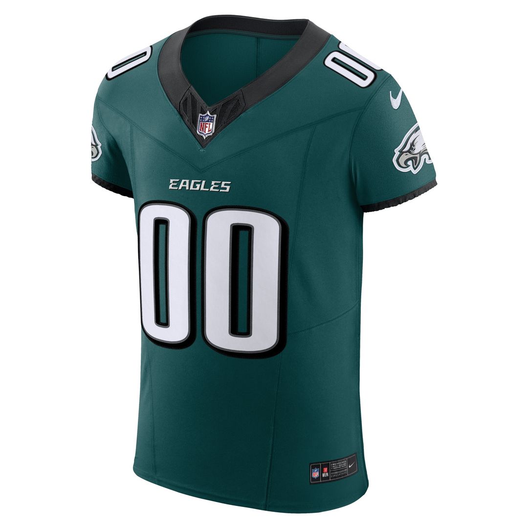 Philadelphia Eagles Nike Team Vapor F.U.S.E. Elite Custom Jersey - Midnight Green Official NFL Team Apparel Football Fan Gear