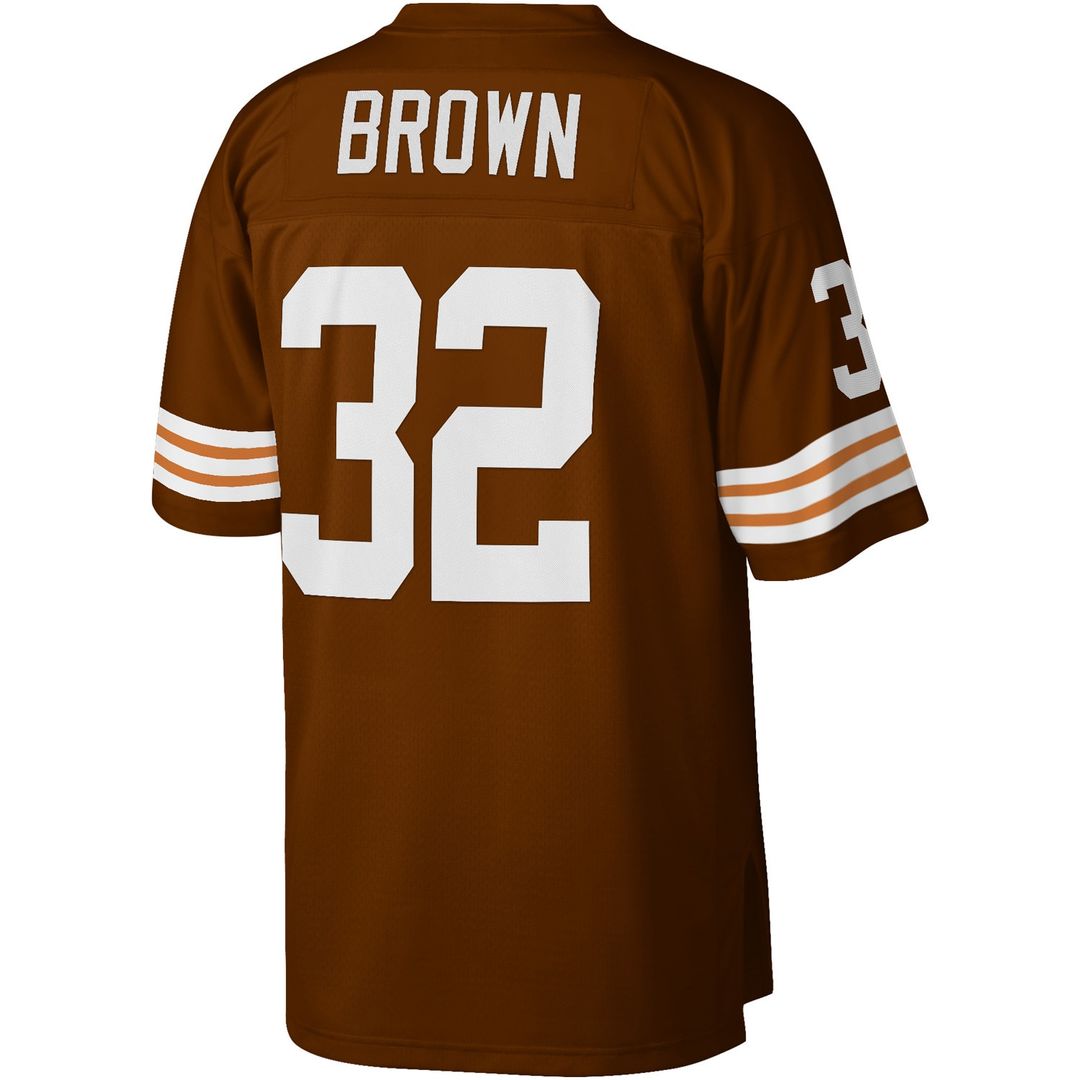 Jim Brown Cleveland Browns Mitchell & Ness Legacy Replica Jersey - Brown Official NFL Team Apparel Football Fan Gear