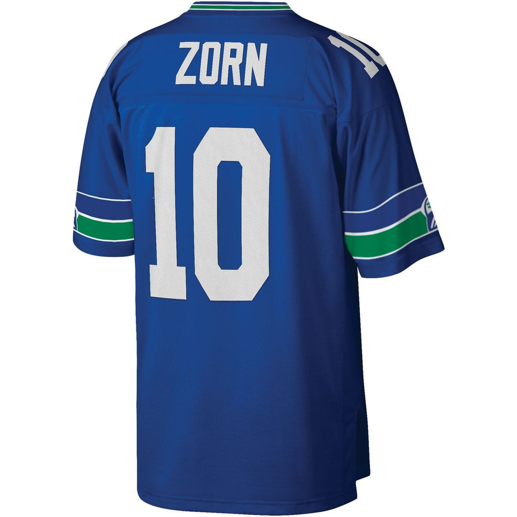 Jim Zorn Seattle Seahawks Mitchell & Ness Legacy Replica Jersey - Royal Official NFL Team Apparel Football Fan Gear