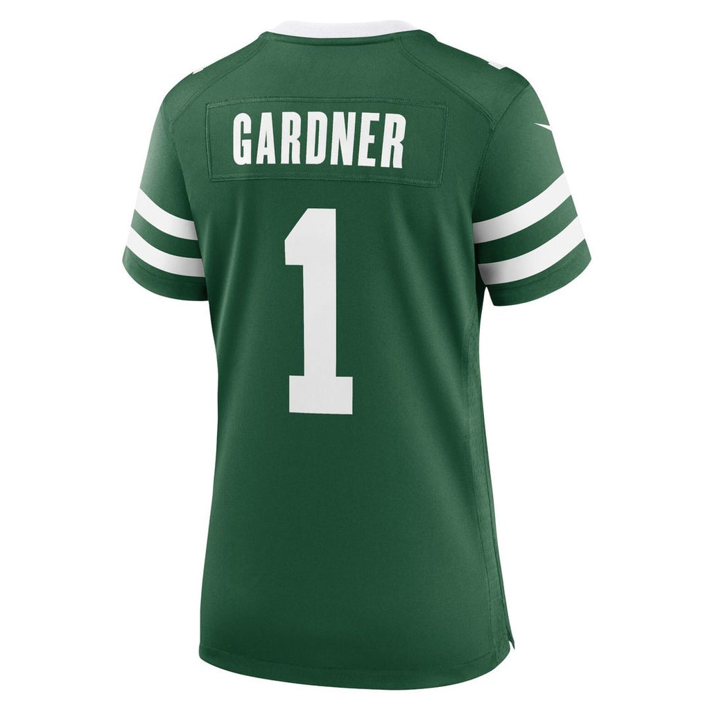 Ahmad Sauce Gardner New York Jets Nike Women's Game Jersey - Legacy White Official NFL Team Apparel Football Fan Gear