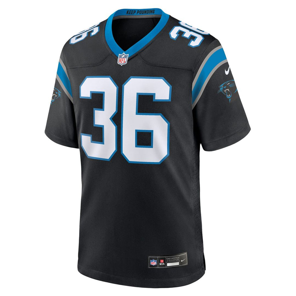 Demani Richardson Carolina Panthers Nike Team Game Jersey - Black Official NFL Team Apparel Football Fan Gear
