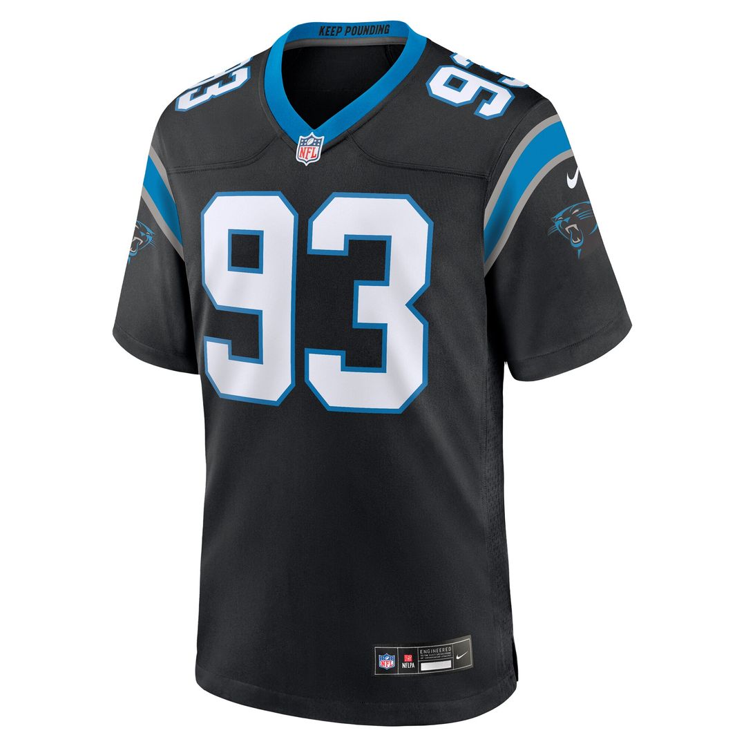 LaBryan Ray Carolina Panthers Nike Team Game Jersey - Black Official NFL Team Apparel Football Fan Gear
