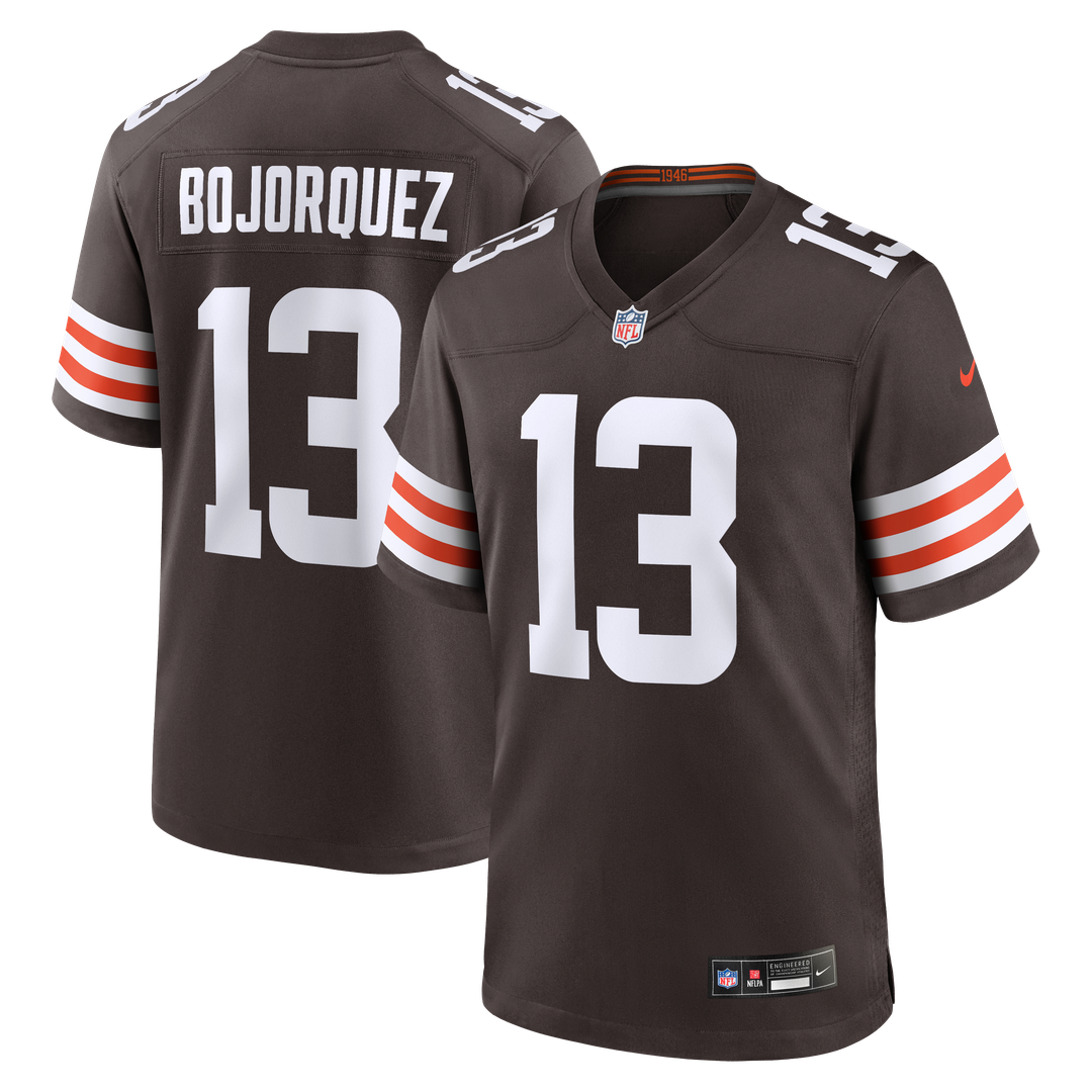 Corey Bojorquez Cleveland Browns Nike Game Jersey - Brown Official NFL Team Apparel Football Fan Gear