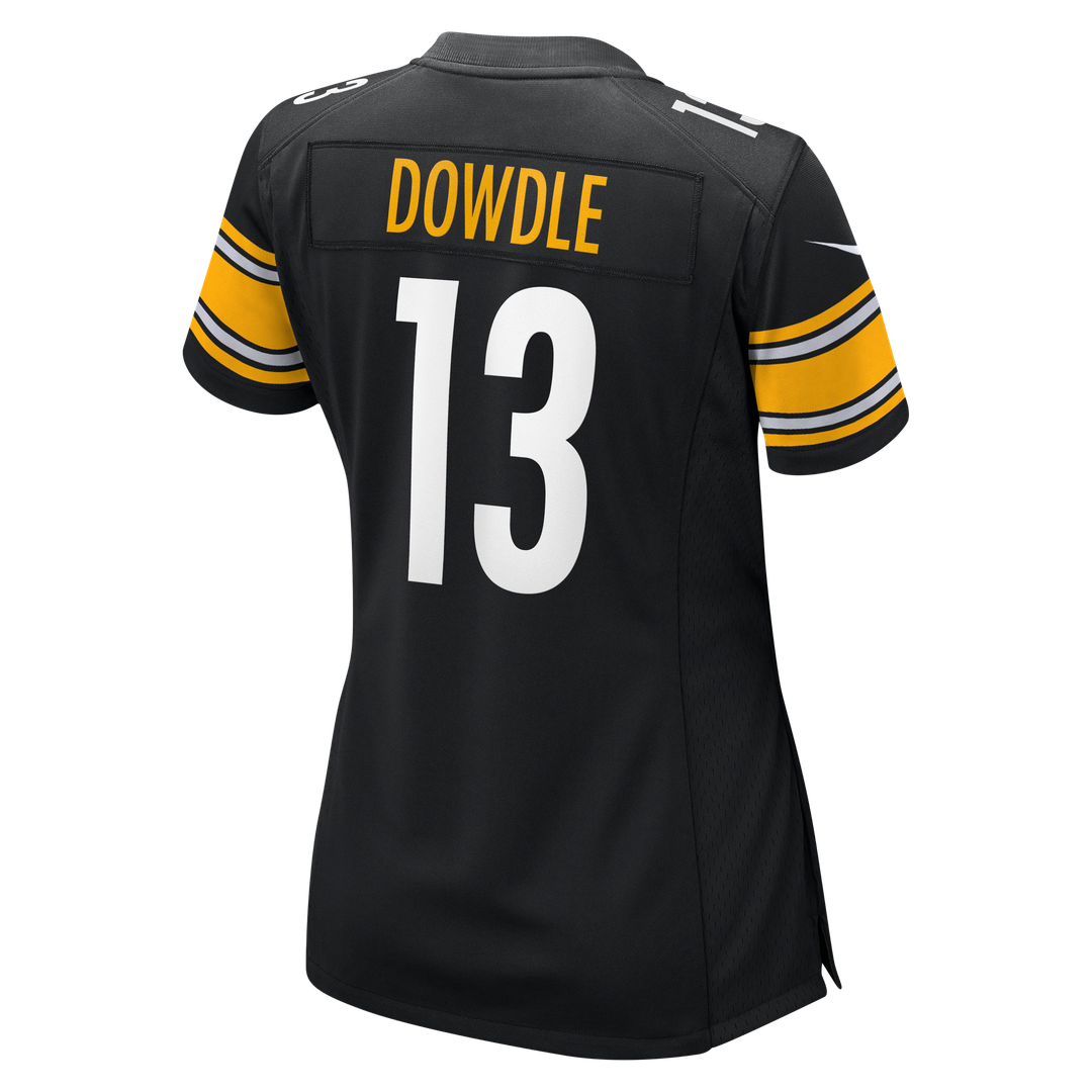 Rico Dowdle Pittsburgh Steelers Nike Women's Team Game Jersey - Black Official NFL Team Apparel Football Fan Gear