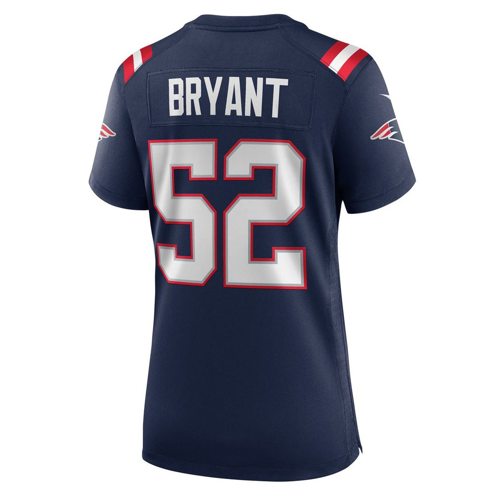 Marcus Bryant New England Patriots Nike Women's Team Game Jersey - Navy Official NFL Team Apparel Football Fan Gear