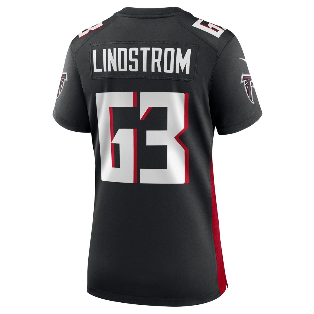 Chris Lindstrom Atlanta Falcons Nike Women's Team Game Jersey - Black Official NFL Team Apparel Football Fan Gear