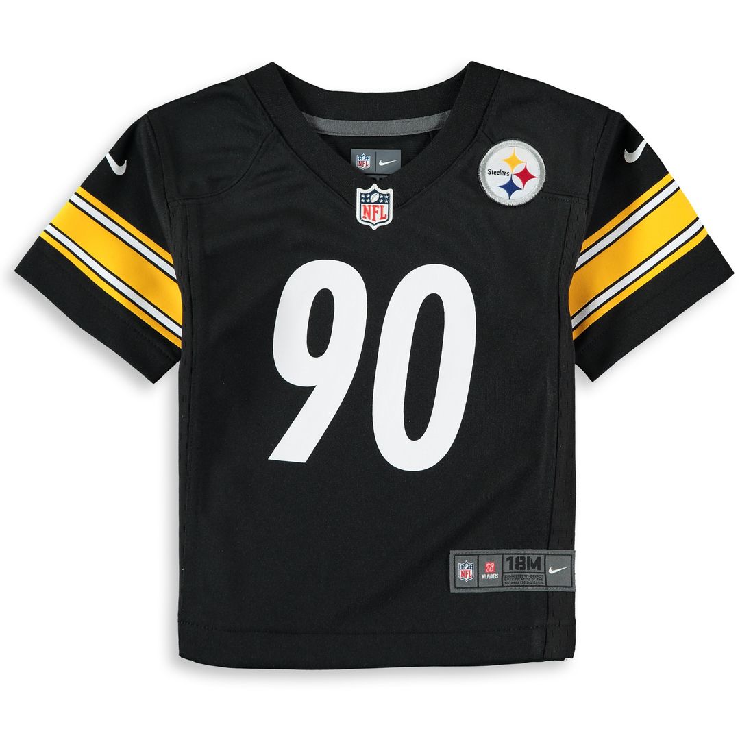 T.J. Watt Pittsburgh Steelers Nike Infant Team Player Game Jersey - Black Official NFL Team Apparel Football Fan Gear