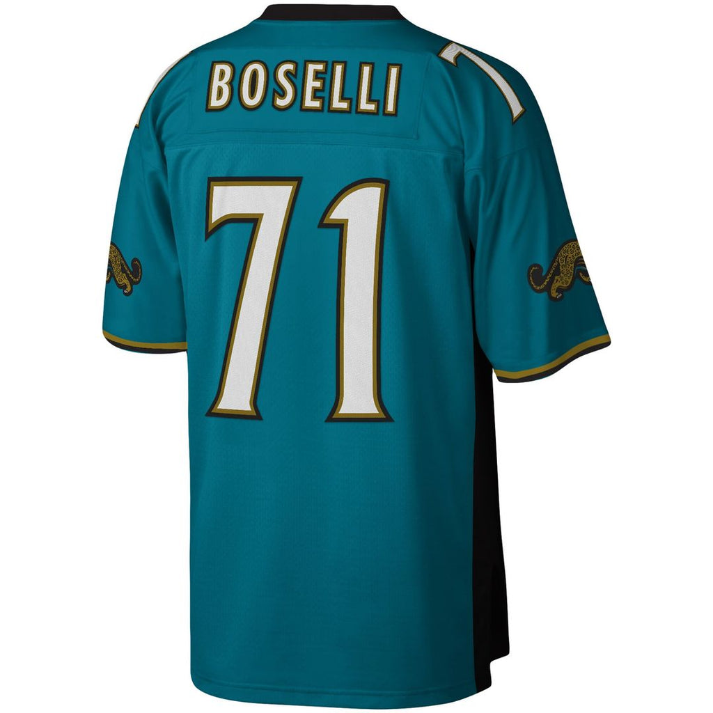 Tony Boselli Jacksonville Jaguars Mitchell & Ness Legacy Replica Jersey - Teal Official NFL Team Apparel Football Fan Gear