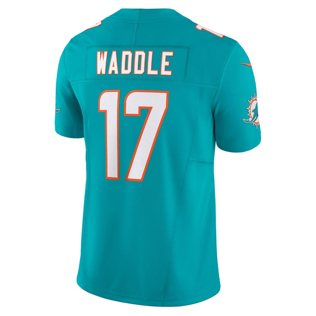 Jaylen Waddle Miami Dolphins Nike Vapor F.U.S.E. Limited Jersey - White Official NFL Team Apparel Football Fan Gear