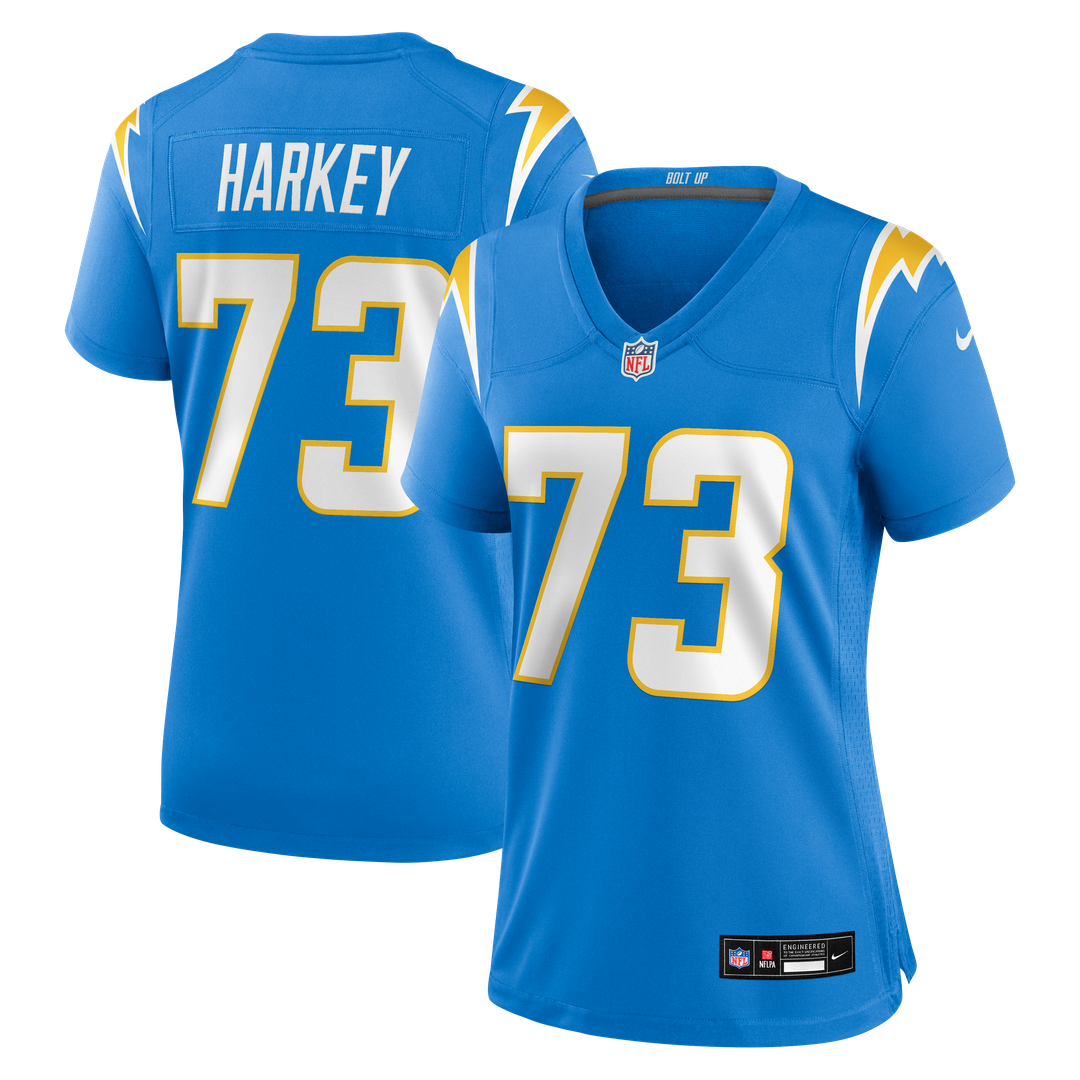 Alex Harkey Los Angeles Chargers Nike Women's Team Game Jersey - Powder Blue Official NFL Team Apparel Football Fan Gear