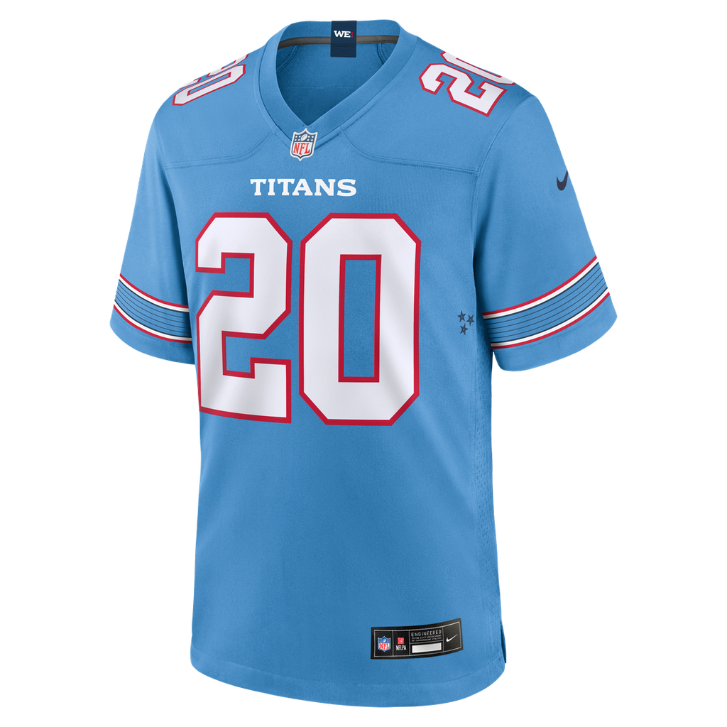 Tony Pollard Tennessee Titans Nike Game Jersey - Light Blue Official NFL Team Apparel Football Fan Gear
