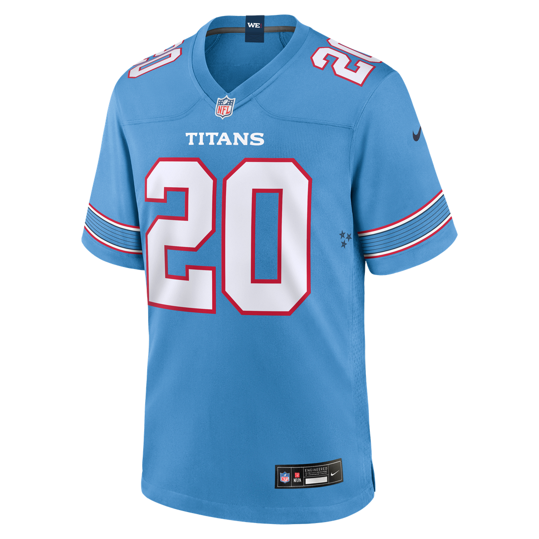 Tony Pollard Tennessee Titans Nike Game Jersey - Light Blue Official NFL Team Apparel Football Fan Gear