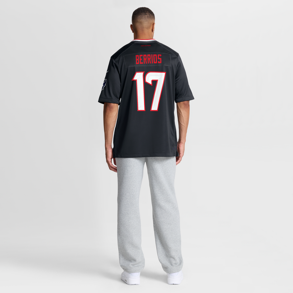 Braxton Berrios Houston Texans Nike Team Game Jersey - Navy Official NFL Team Apparel Football Fan Gear