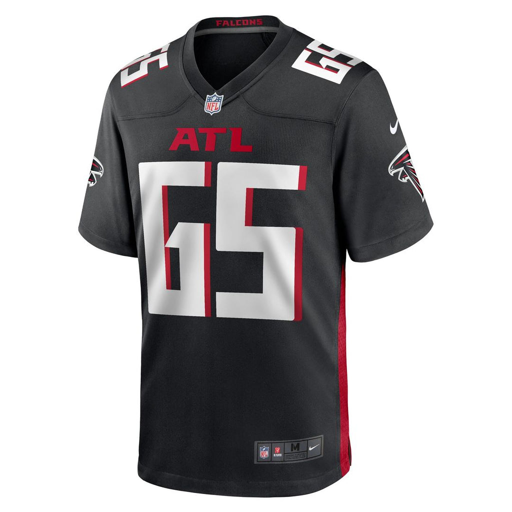 Matthew Bergeron Atlanta Falcons Nike Team Game Jersey - Black Official NFL Team Apparel Football Fan Gear