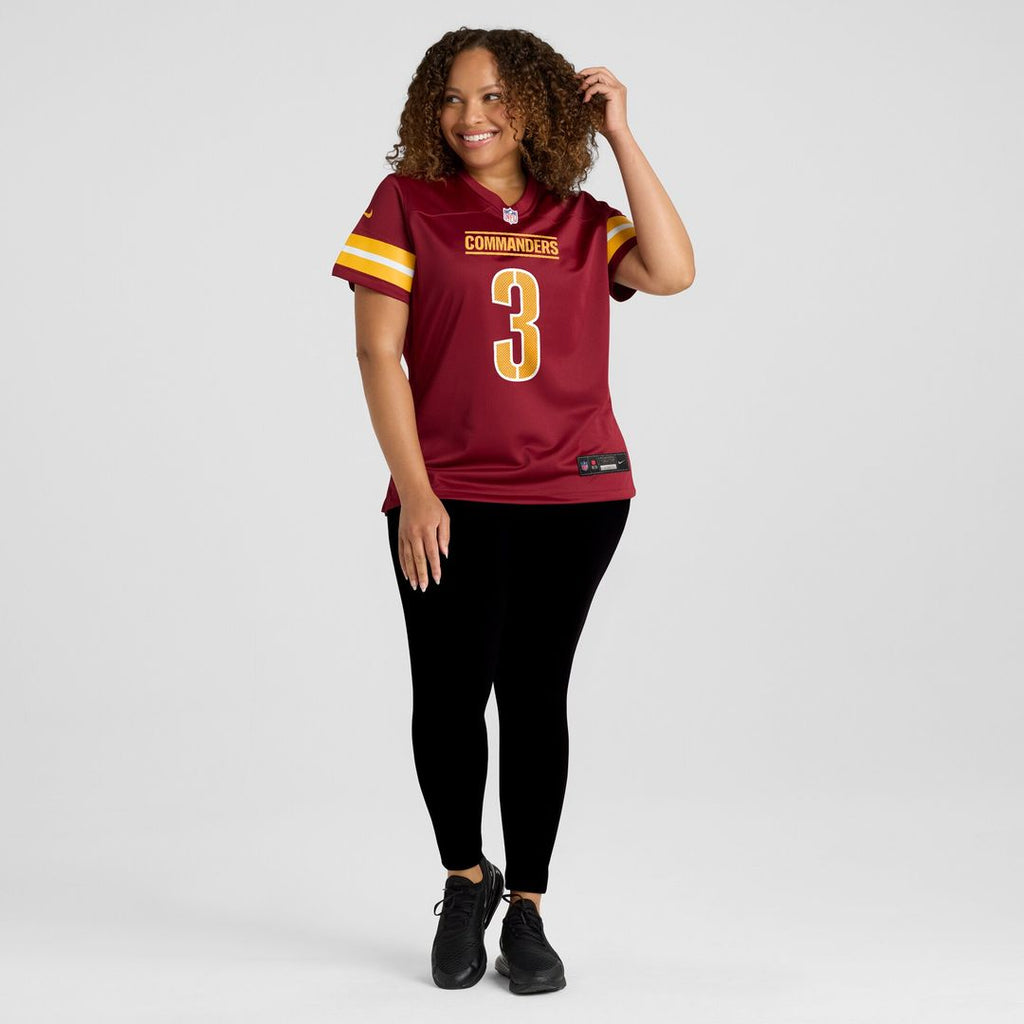 Will Harris Washington Commanders Nike Women's Team Game Jersey - Burgundy Official NFL Team Apparel Football Fan Gear