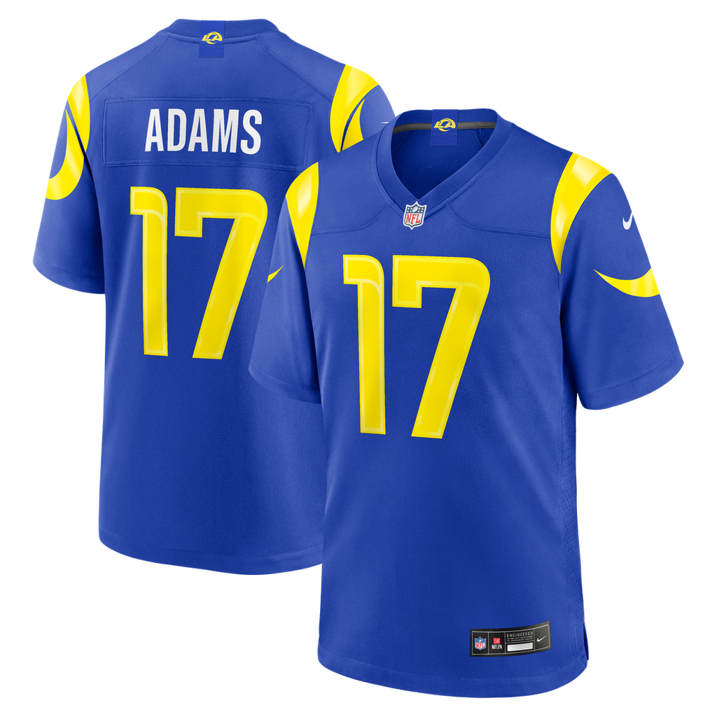 Davante Adams Los Angeles Rams Nike Team Game Player Jersey - Royal Official NFL Team Apparel Football Fan Gear