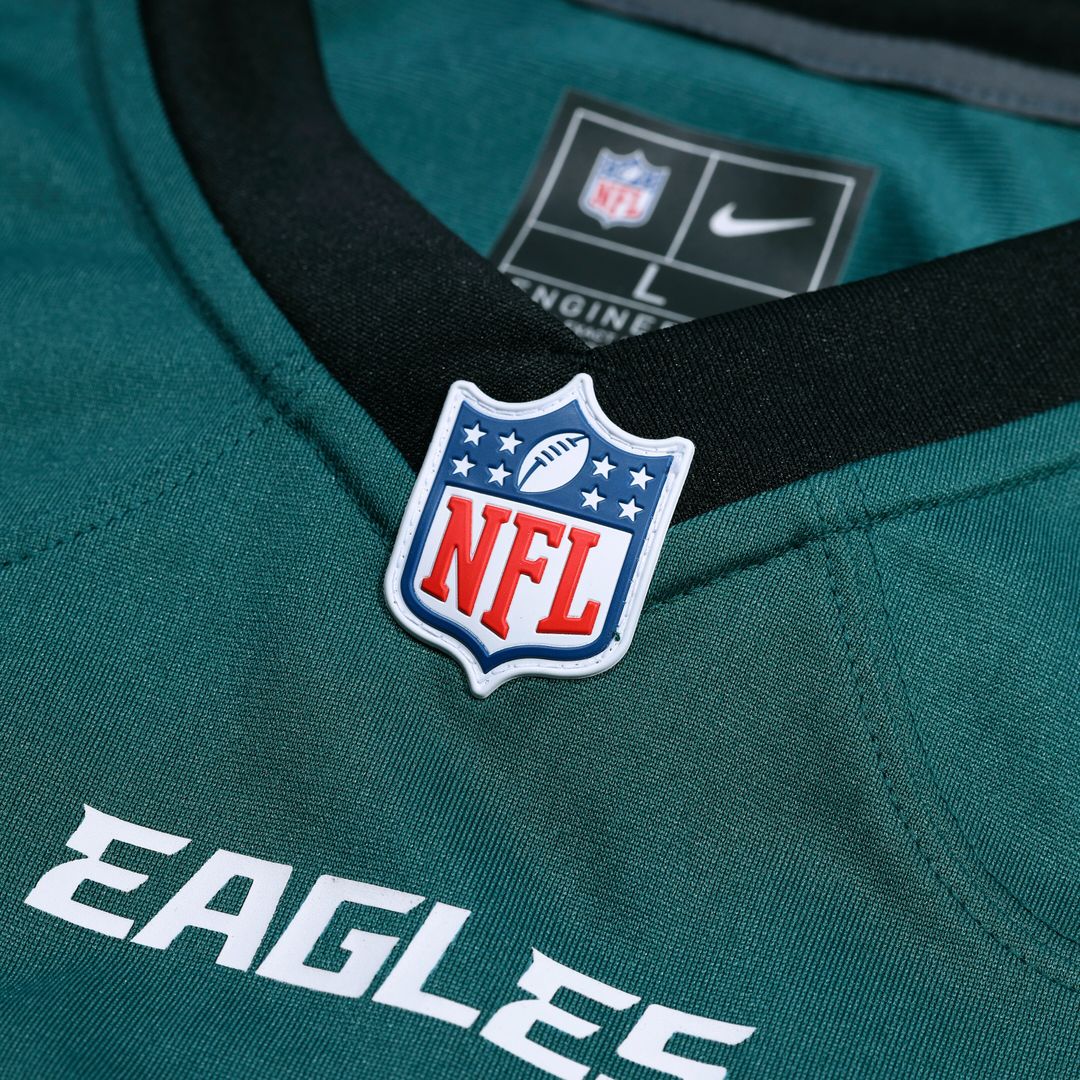 Jihaad Campbell Philadelphia Eagles Nike Game Player Jersey - Green Official NFL Team Apparel Football Fan Gear