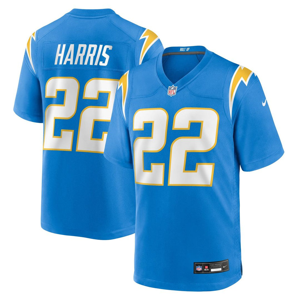 Najee Harris Los Angeles Chargers Nike Game Player Jersey - Powder Blue Official NFL Team Apparel Football Fan Gear