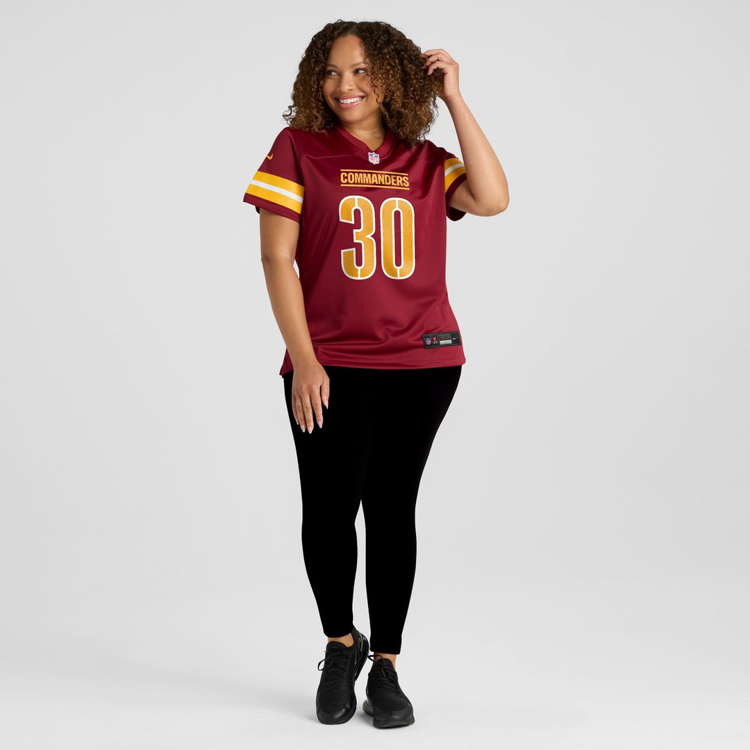 Austin Ekeler Washington Commanders Nike Women's Game Player Jersey - Burgundy Official NFL Team Apparel Football Fan Gear